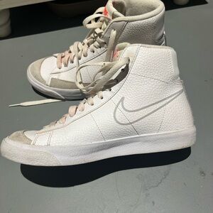 Nike White High-Top Sneakers